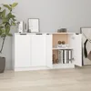 Image de 3115772 vidaXL Buffets 2 pcs Blanc 60x30x70 cm Bois dingénierie