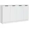 Image de Vidaxl buffets 2 pcs blanc 60x30x70 cm bois d'ingénierie