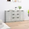 Image de Buffets 2 Pcs Gris Béton 60x30x70 Cm Bois D'ingénierie Vidaxl