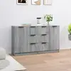 Image de Buffets 2 Pcs Sonoma Gris 60x30x70 Cm Bois D'ingénierie Vidaxl