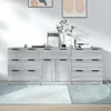 Image de 3115802 vidaXL Buffets 3 pcs Sonoma gris Bois dingénierie