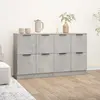 Image de Buffets 2 Pcs Gris Béton 60x30x70 Cm Bois D'ingénierie Vidaxl