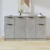 Image de Buffets 2 Pcs Gris Béton 60x30x70 Cm Bois D'ingénierie Vidaxl