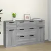Image de Ensemble De Buffets 3 Pcs Sonoma Gris Bois D'ingénierie Vidaxl