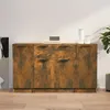 Image de Buffets 3 Pcs Chêne Fumé Bois D'ingénierie Vidaxl