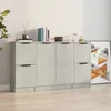 Image de Buffets 3 Pcs Gris Béton Bois D'ingénierie Vidaxl