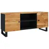 Image de Meuble Tv 105x33x46 Cm Bois D'acacia Massif Vidaxl