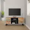 Image de Meuble Tv 105x33x46 Cm Bois Massif De Récupération Vidaxl