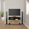 Image de Meuble Tv 70x33x46 Cm Bois Massif De Récupération Vidaxl