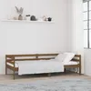 Image de Lit De Jour Sans Matelas Marron Miel 90x190 Cm Bois Pin Massif Vidaxl