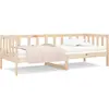 Image de Lit De Jour Sans Matelas 80x200 Cm Bois De Pin Massif Vidaxl