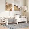 Image de Lit Coulissant Sans Matelas Blanc 80x200 Cm Vidaxl