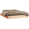 Image de Cadre De Lit Sans Matelas 160x200 Cm Bois Massif Vidaxl