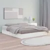 Image de vidaXL Cadre de lit Blanc 160x200 cm Bois massif 820667