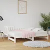 Image de vidaXL Lit coulissant sans matelas blanc 2x(90x190) cm 820747
