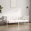Image de Lit De Jour Sans Matelas Blanc 80x200 Cm Bois De Pin Massif Vidaxl