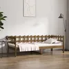 Image de vidaXL Lit de jour Marron miel 90x200 cm Bois de pin massif 820759