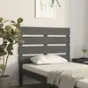 Image de Tête De Lit Gris 100x3x80 Cm Bois Massif De Pin Vidaxl