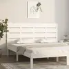Image de Tête De Lit Blanc 140x3x80 Cm Bois Massif De Pin Vidaxl