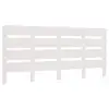 Image de Vidaxl tête de lit blanc 140x3x80 cm bois massif de pin