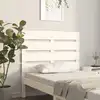 Image de Tête De Lit Blanc 75x3x80 Cm Bois Massif De Pin Vidaxl