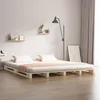 Image de Lit De Palette 200x200 Cm Bois De Pin Massif Vidaxl
