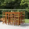 Image de Tabourets De Bar Lot De 6 Bois Massif D'acacia Vidaxl