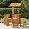 Image de Ensemble De Bar De Jardin 5 Pcs Bois D'acacia Solide Vidaxl