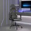Image de Chaise De Jeu De Massage Noir Et Camouflage Similicuir Vidaxl