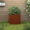 Image de Jardinière 49x47x46 Cm Acier Corten Vidaxl
