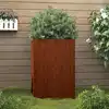Image de Jardinière 42x38x75 Cm Acier Corten Vidaxl