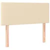 Image de Tête De Lit Crème 80x5x78/88 Cm Tissu Vidaxl