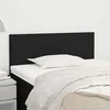 Image de Tête De Lit Noir 90x5x78/88 Cm Tissu Vidaxl