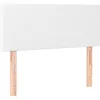 Image de Tête De Lit Blanc 90x5x78/88 Cm Similicuir Vidaxl