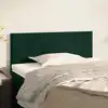 Image de Tête De Lit Vert Foncé 90x5x78/88 Cm Velours Vidaxl