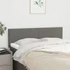 Image de vidaXL Têtes de lit 2 pcs Gris foncé 72x5x78/88 cm Tissu 345785