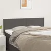 Image de vidaXL Têtes de lit Gris 144x5x78/88 cm Similicuir 345796