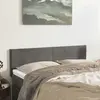 Image de Têtes De Lit Gris Foncé 144x5x78/88 Cm Velours Vidaxl