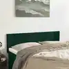 Image de Têtes De Lit Vert Foncé 144x5x78/88 Cm Velours Vidaxl