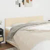 Image de Têtes De Lit Crème 160x5x78/88 Cm Tissu Vidaxl
