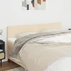 Image de vidaXL Têtes de lit Crème 160x5x78/88 cm Tissu 345809
