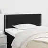 Image de Tête De Lit Noir 100x5x78/88 Cm Tissu Vidaxl
