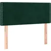 Image de Tête De Lit Vert Foncé 100x5x78/88 Cm Velours Vidaxl