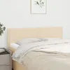 Image de Têtes De Lit Crème 144x5x78/88 Cm Tissu Vidaxl