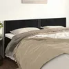Image de vidaXL Têtes de lit Noir 180 x 5 x 78/88 cm Velours 345980