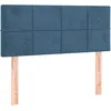 Image de Tête De Lit Bleu Foncé 80x5x78/88 Cm Velours Vidaxl