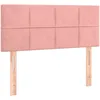 Image de Tête De Lit Rose 80x5x78/88 Cm Velours Vidaxl