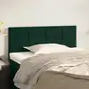 Image de Tête De Lit Vert Foncé 90x5x78/88 Cm Velours Vidaxl