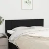 Image de vidaXL Têtes de lit Noir 144 x 5 x 78/88 cm Tissu 346048