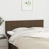 Image de Têtes De Lit Marron Foncé 144 X 5 X 78/88 Cm Tissu Vidaxl